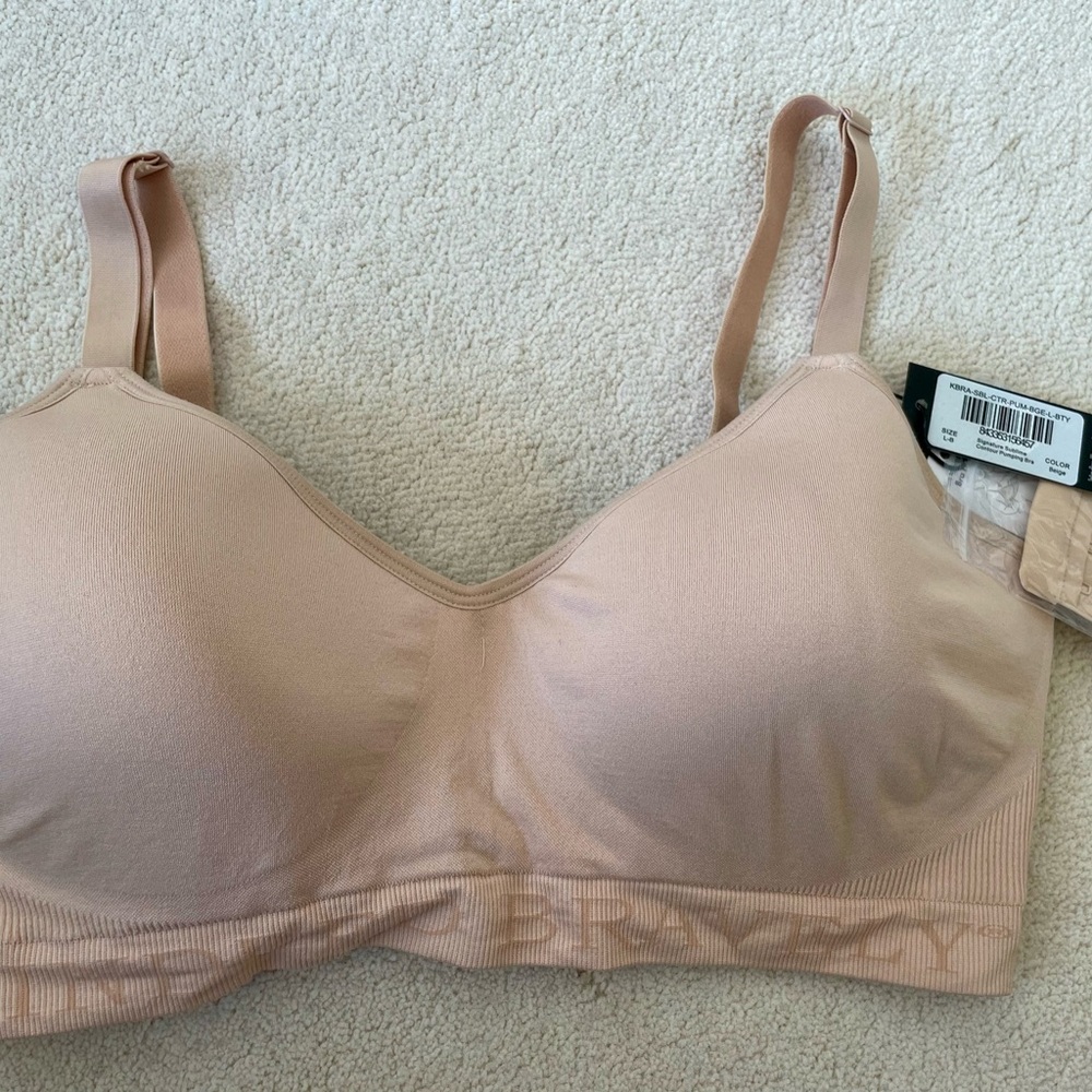 Kindred Bravely Nude Seamless Maternity/Nursing Bra